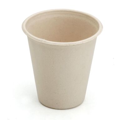 Conjunto de 10 vasos desechables de trigo &Oslash;20cl