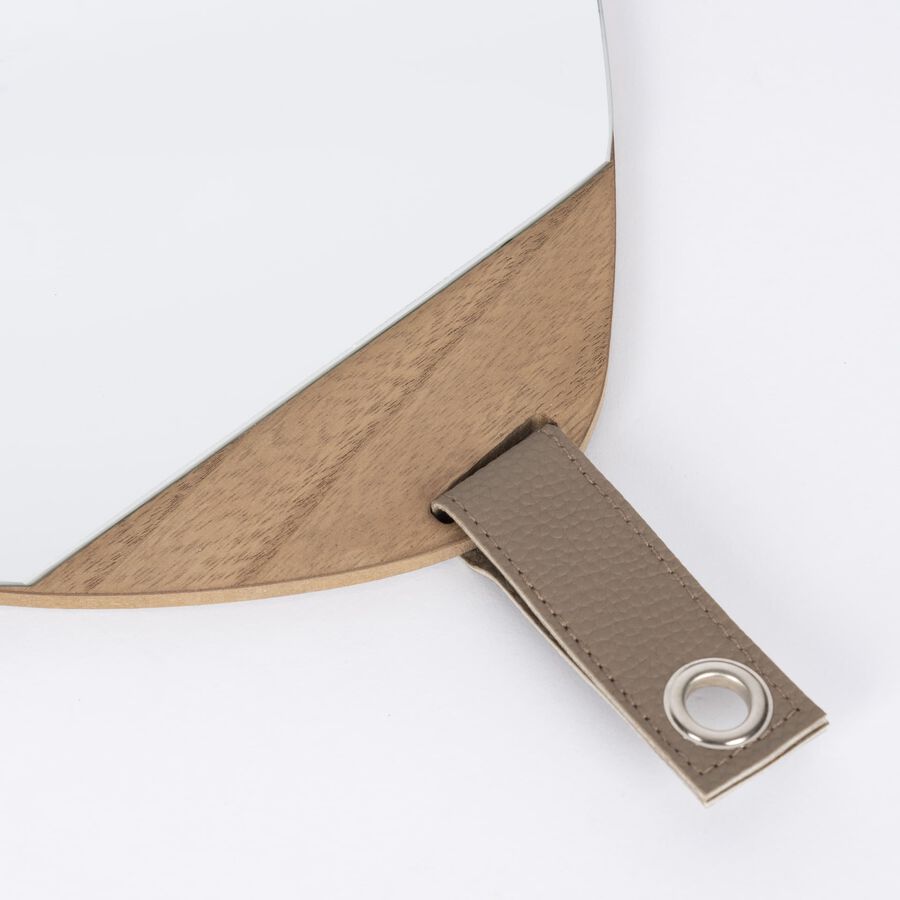 Espejo de pared de madera Teo