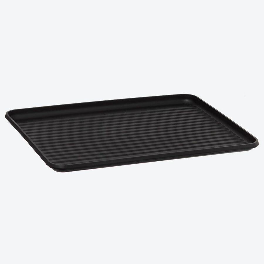 Escurreplatos 1 nivel Blackwood de metal negro 43,5x32,5x18,5cm