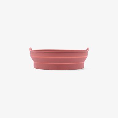 Cesta redonda de airfryer marr&oacute;n de silicona Terrae 20cm