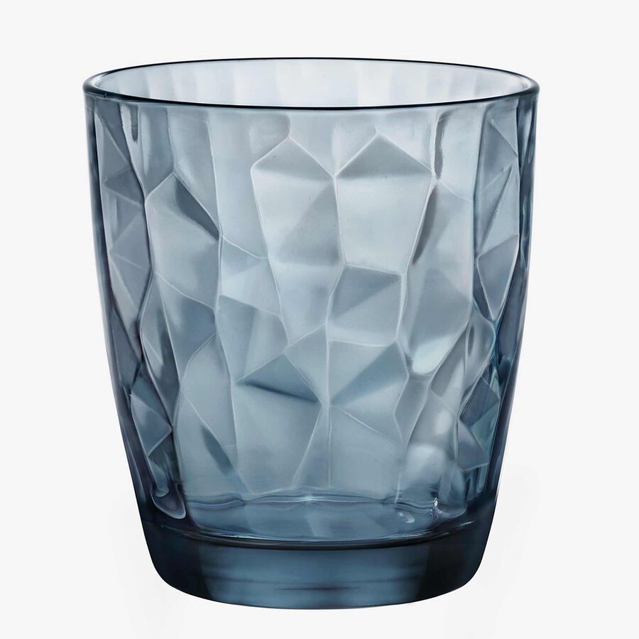 Vaso azul de 39cl Blue Diamond Bormioli 