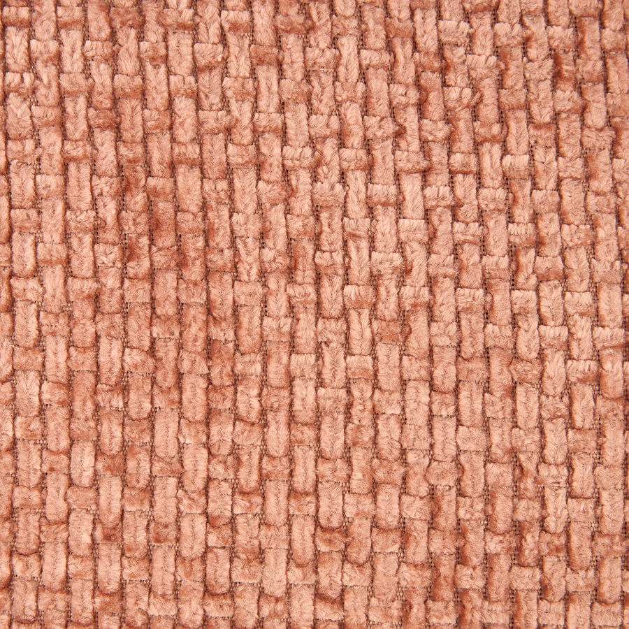 Funda de cojín chenilla teja 30x45cm