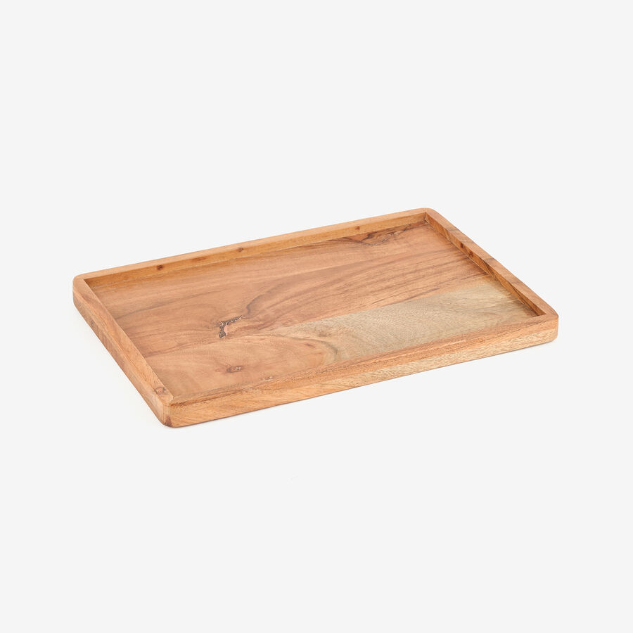 Bandeja de madera de acacia 30x20cm