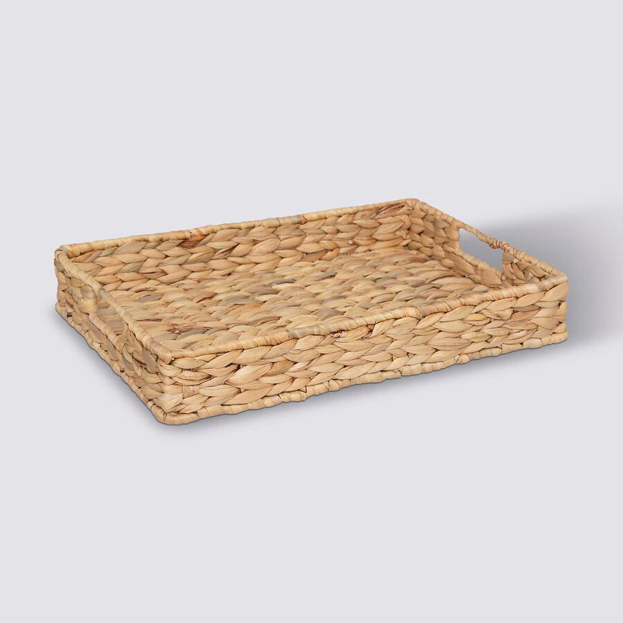 Bandeja Eden de fibra natural de junco 45x32cm