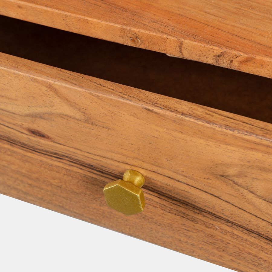 Escritorio de madera acacia Minos 120x50x86cm Clau&Chloe