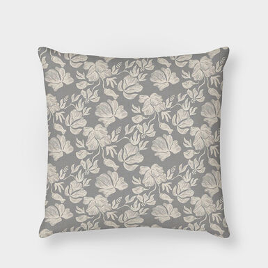 Funda de coj&iacute;n de lino blossom Botanicals 45x45cm Clau&Chloe