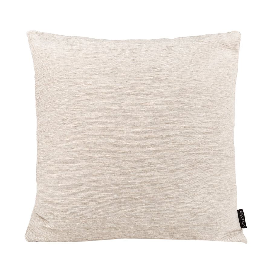 Funda de coj&iacute;n Velour marfil 45x45cm