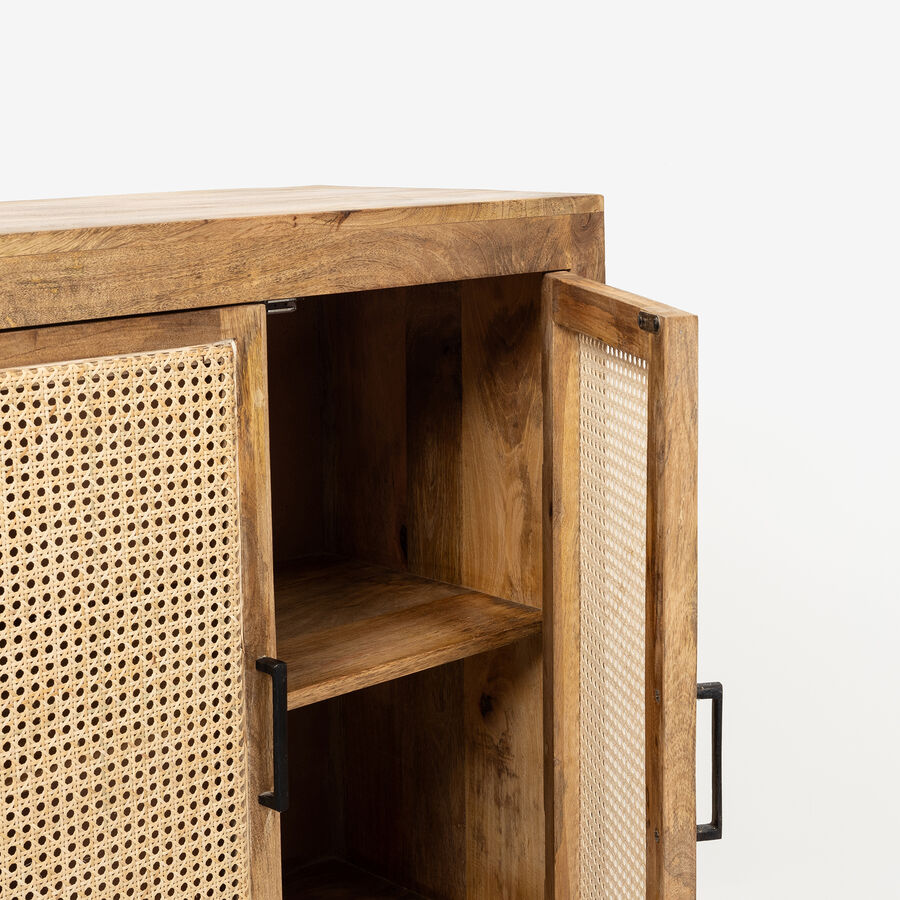 Armario de madera de mango Merlin 82x42x138cm Clau&Chloe