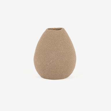 Jarr&oacute;n de porcelana topo M Baru 11x7,4x13cm