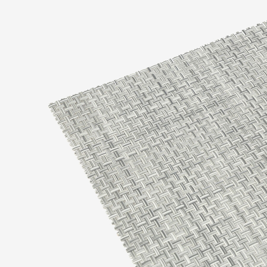 Mantel individual de textilene gris 50x35cm