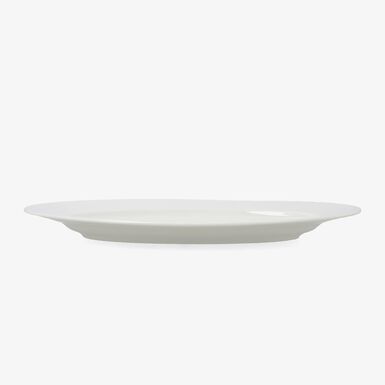 Bandeja oval blanca de porcelana Esencia 30cm