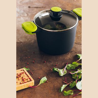 Olla con tapa Foodie disponible en varias medidas