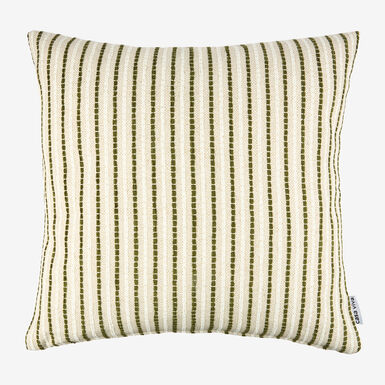 Funda de cojín beige y oliva Olan 45x45cm