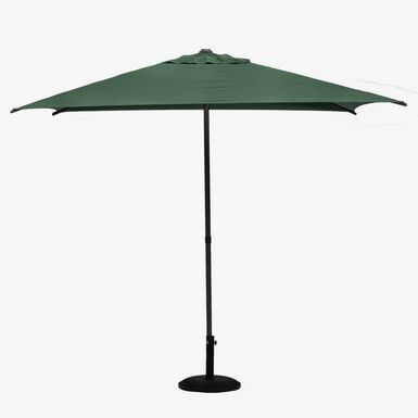 Parasol de acero inoxidable verde Sena 250x250cm