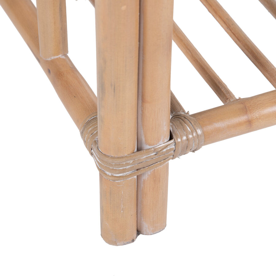 Mesa de centro de ratán 100x60x40cm