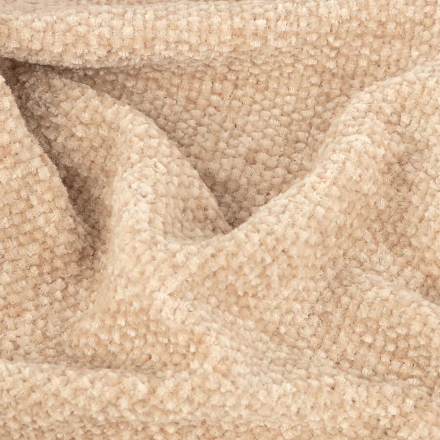 Manta chenilla beige Ottawa 130x150cm