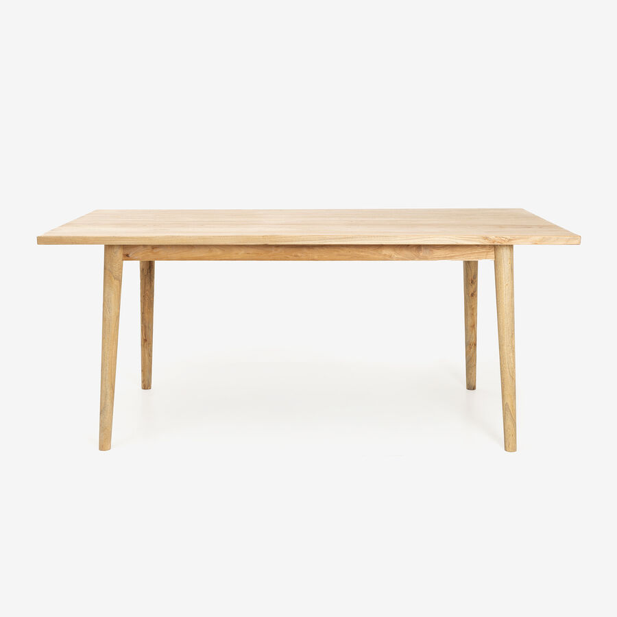 Mesa de comedor de madera de olmo reciclada Mop 180x90x76cm