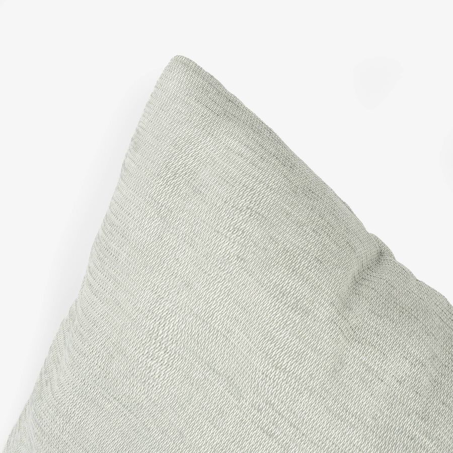 Funda de cojín exterior de algodón reciclado gris Siman 45x45cm