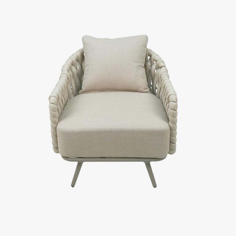 Set de jard&iacute;n de 4 piezas beige Portofino