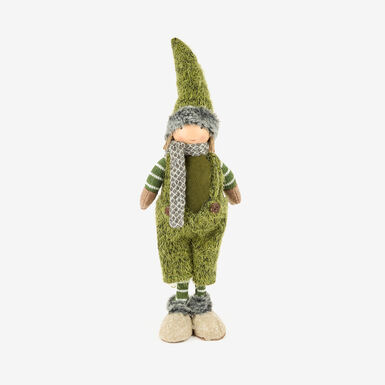 Figura decorativa Muñeco de pie verde 45cm