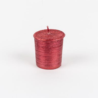 Set de 6 velas Votive rojas Ø5x4cm