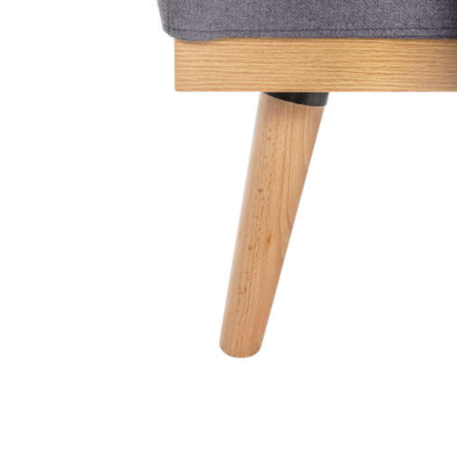 Sofá cama de 3 plazas gris oscuro Dylan 182x80x80cm