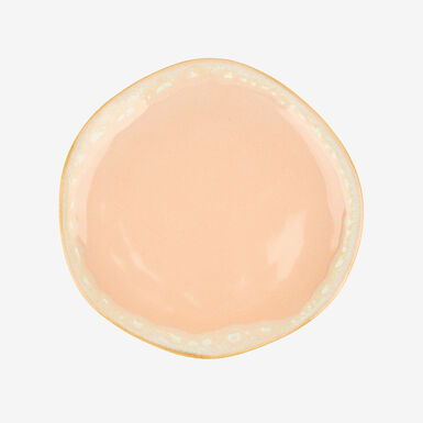 Plato de postre de gres beige Amelie Ø20cm