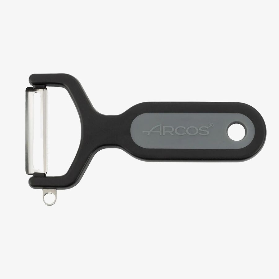 Pelador negro de filo liso de acero inoxidable - Arcos
