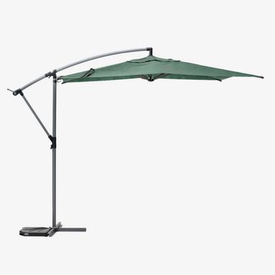 Parasol basculante de acero inoxidable verde Maui 300cm
