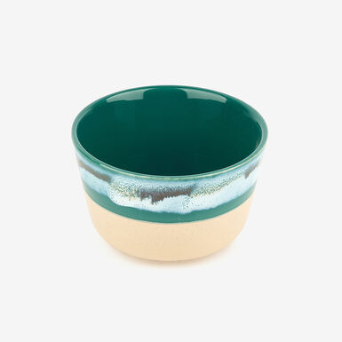 Bol de cerámica verde Gosol 60cl Ø13cm