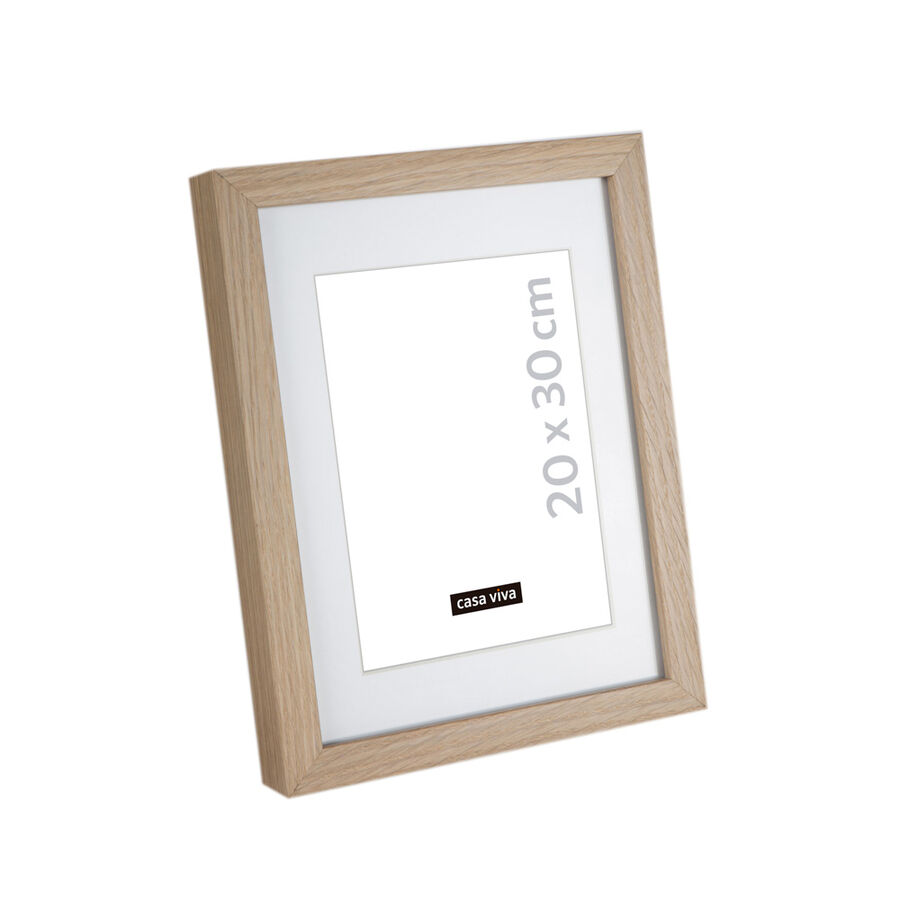 Marco de fotos de madera natural 20x30cm