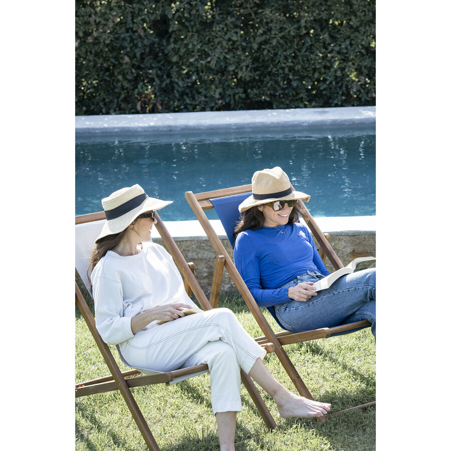 Hamaca de madera de acacia azul Margaret 106x60x80cm