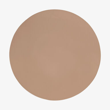 Mesa auxiliar de metal beige Totem &Oslash;38cm