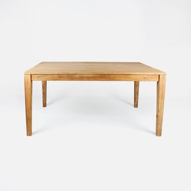 Mesa de comedor extensible de madera de olmo 160/200x100x78cm
