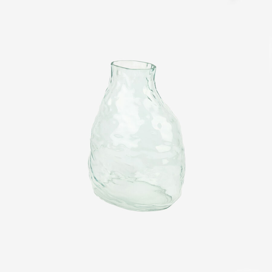 Jarr&oacute;n de cristal transparente Biras 21x15x23cm