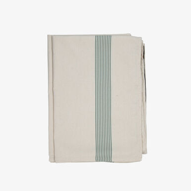 Mantel antimanchas beige de algod&oacute;n y poli&eacute;ster Silvae 145x200cm