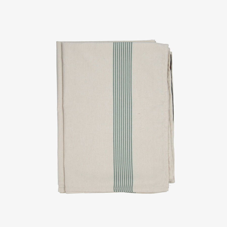 Mantel antimanchas beige de algod&oacute;n y poli&eacute;ster Silvae 145x200cm