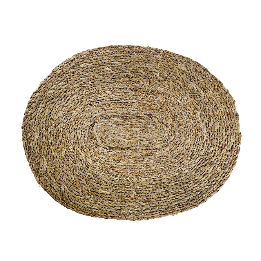 Mantel individual ovalado de mimbre Typha &Oslash;45cm