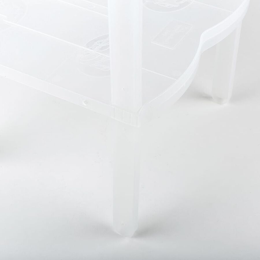 Zapatero blanco con 3 estantes 47x23x25cm