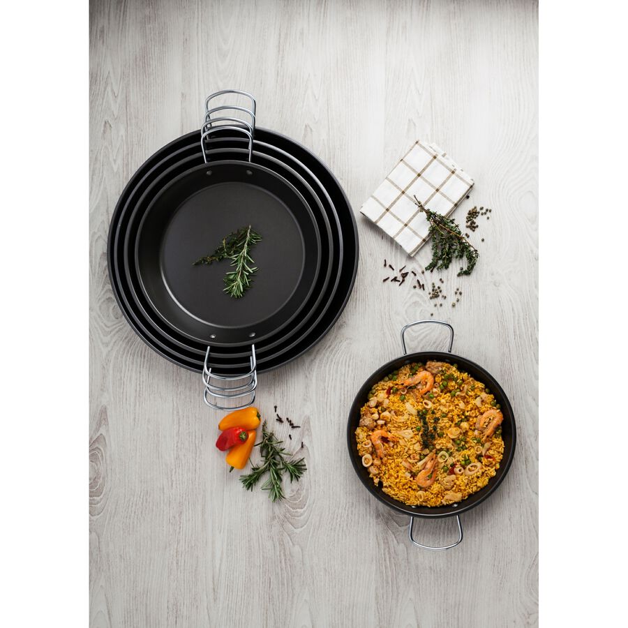 Paellera de acero antiadherente Polat Ø34cm
