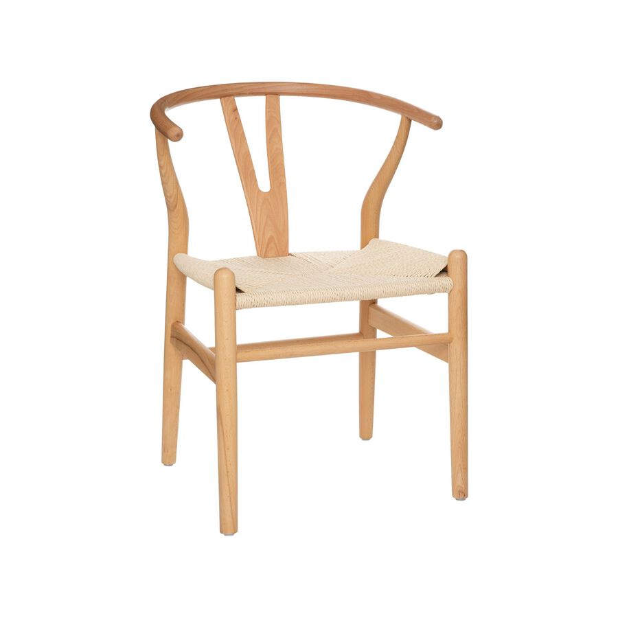 Silla de comedor de madera de haya Irma 56x52x76cm