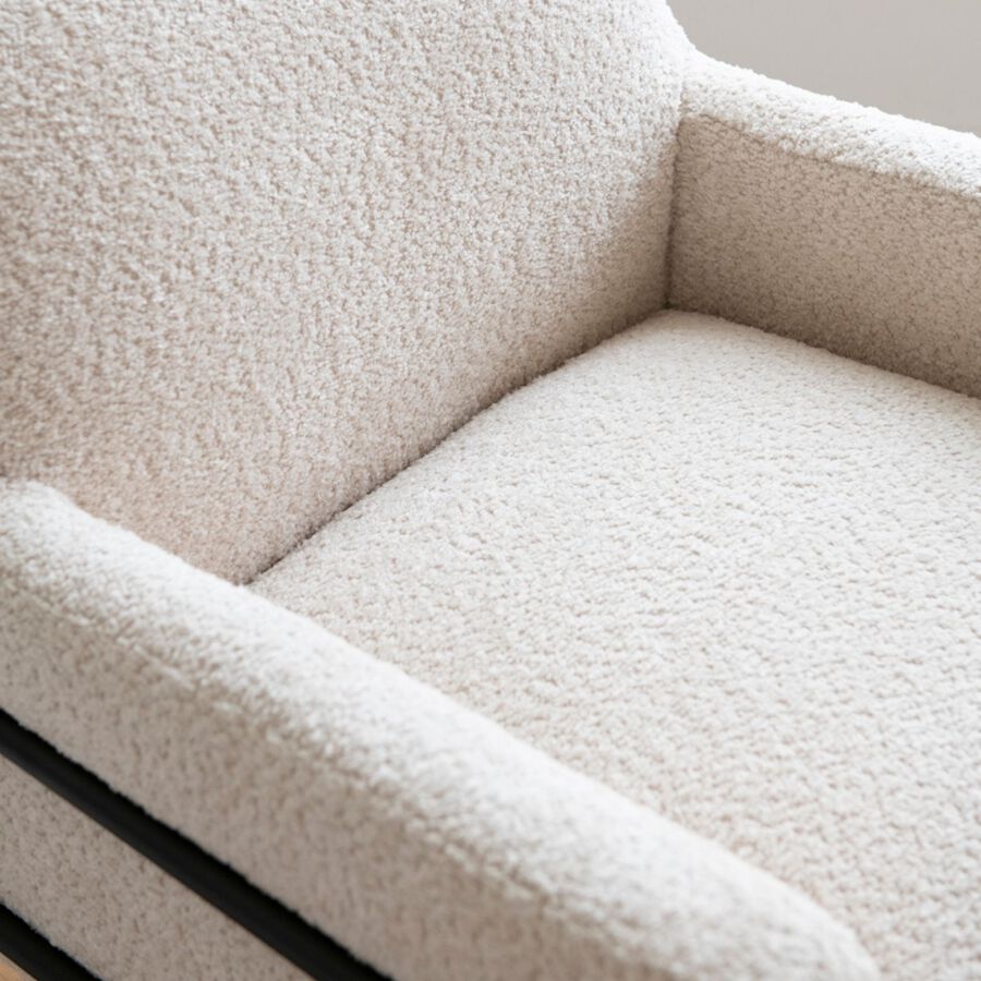 Butaca beige Mysteva 70x78x79cm Clau&Chloe