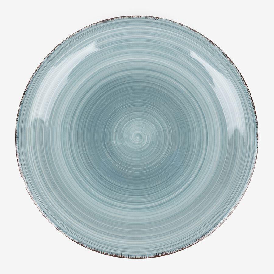 Vajilla de 18 piezas de gres azul claro Vita