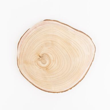 Centro de mesa corteza de madera Ø30cm