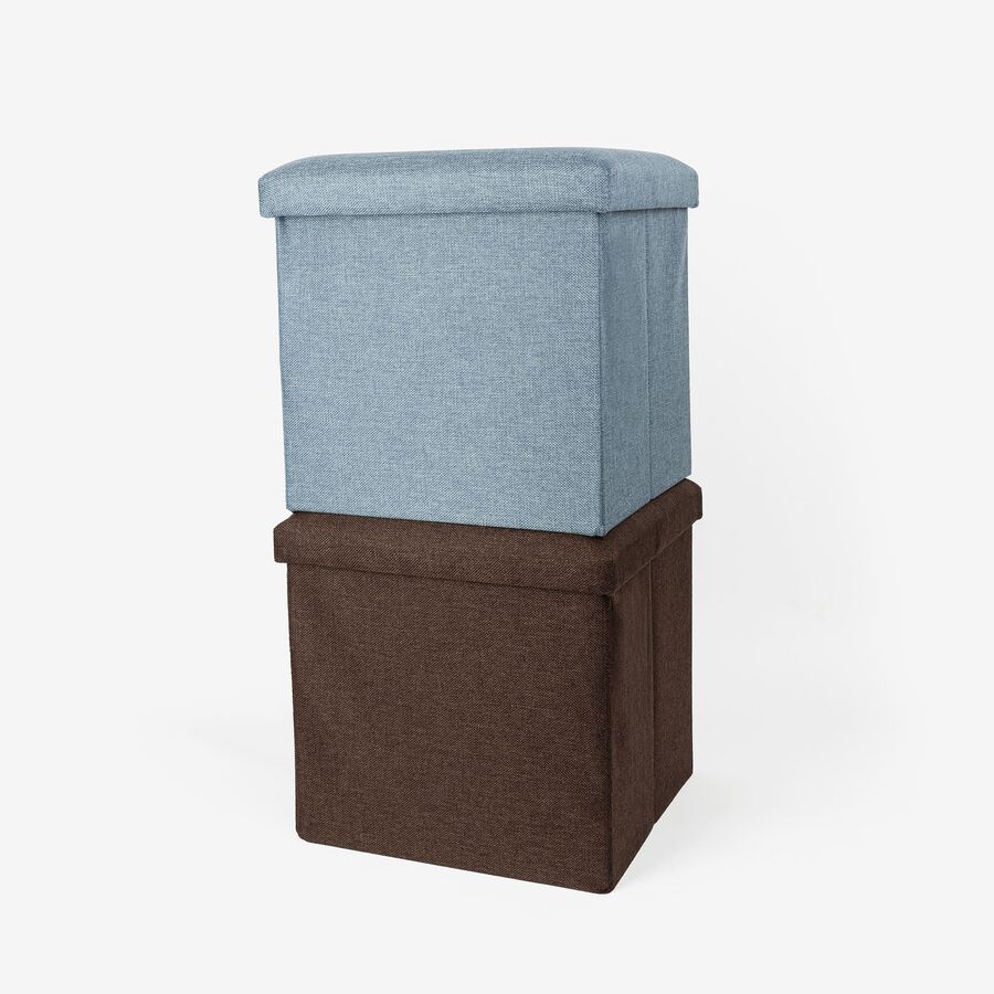 Taburete con almacenaje Jara 38x38cm en vaios colores