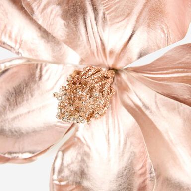 Magnolia rosa con clip de 22cm