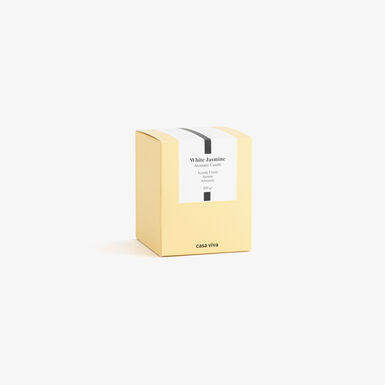 Vela arom&aacute;tica en vaso de cristal white jasmine Air 200ml Casa Viva