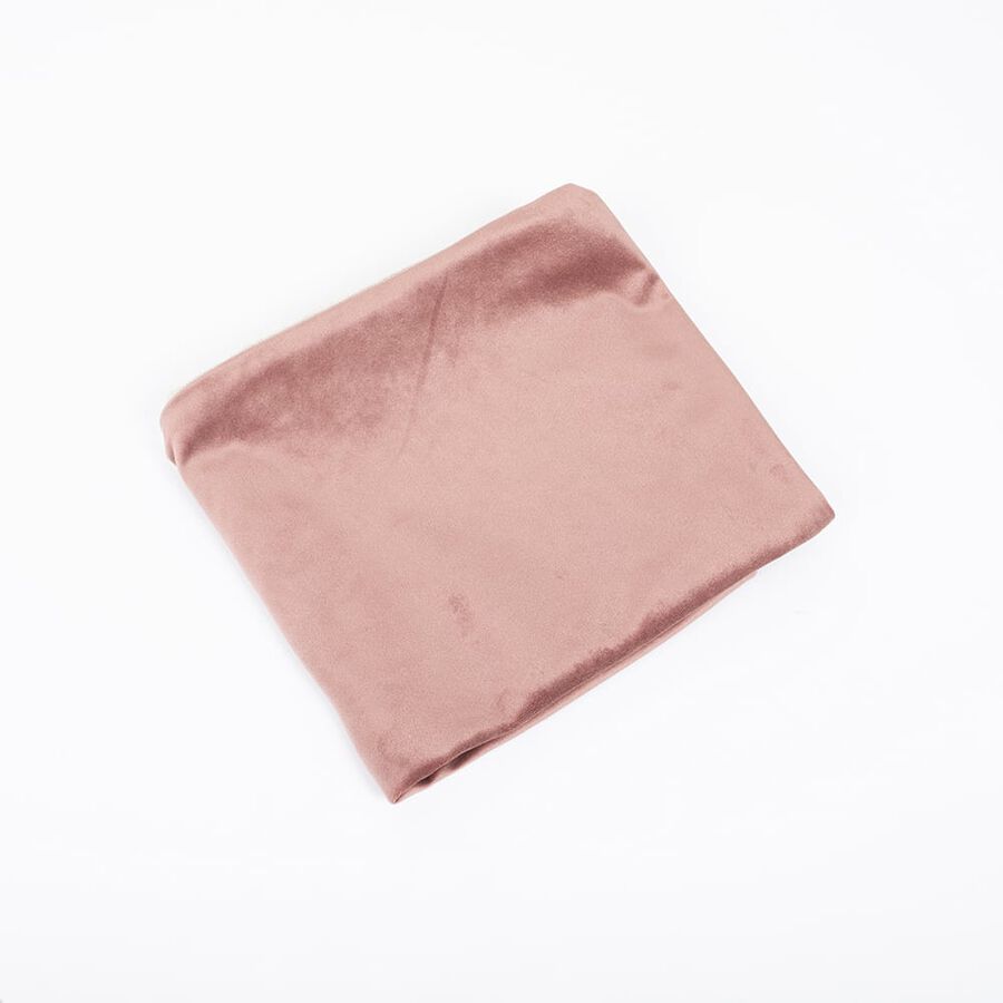 Funda de coj&iacute;n velvet rosa 45x45cm