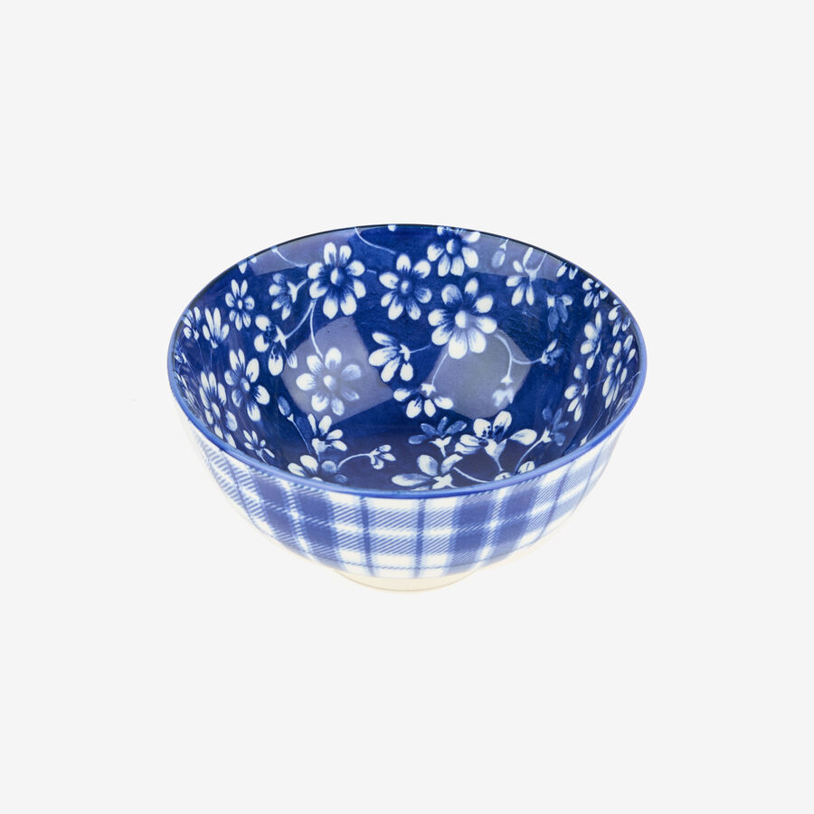 Bol de porcelana azul Nara &Oslash;23cm