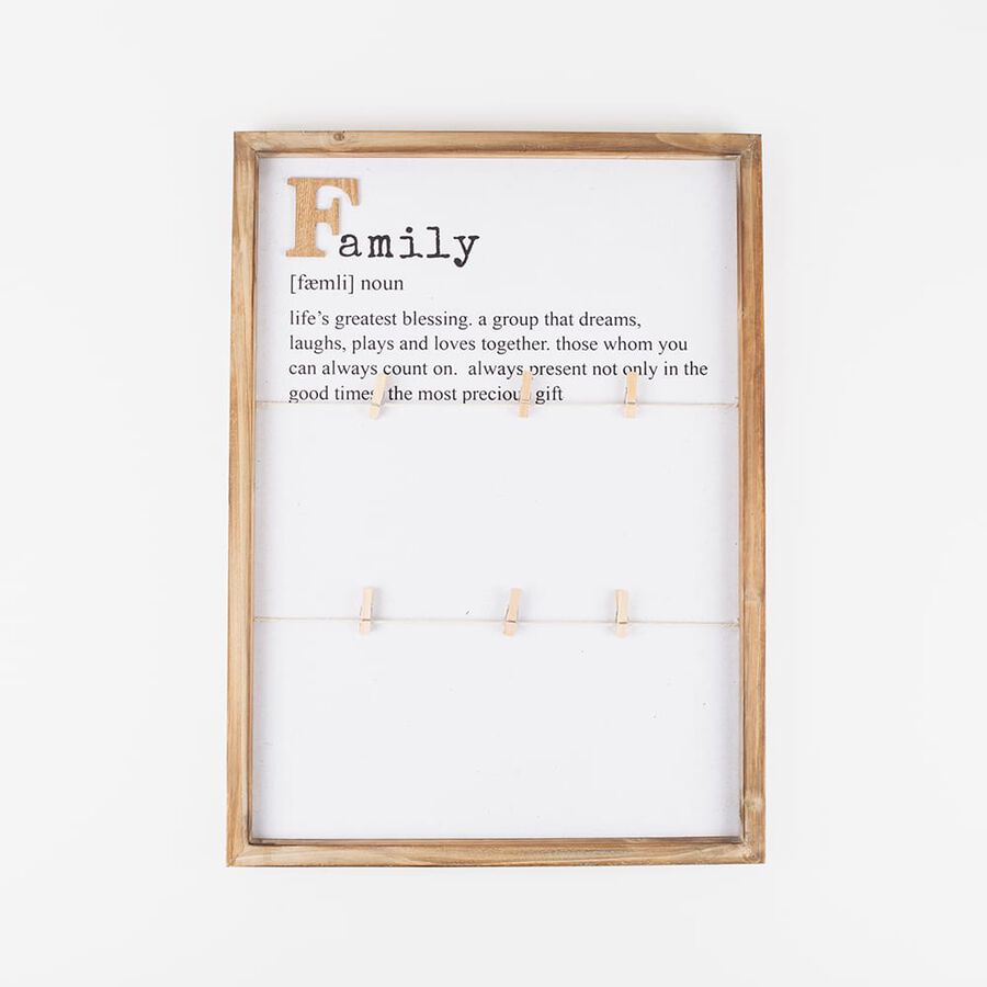 Marco de fotos con pinzas 40x55cm en varios modelos